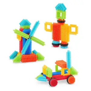 Конструктор серії Bristle Blocks - БУДІВЕЛЬНИК (36 деталей, у коробці) Battat Lite (BT3099Z)