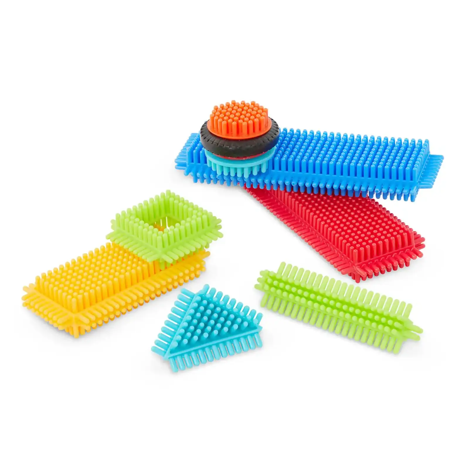 Конструктор серії Bristle Blocks - БУДІВЕЛЬНИК (36 деталей, у коробці) Battat Lite (BT3099Z)