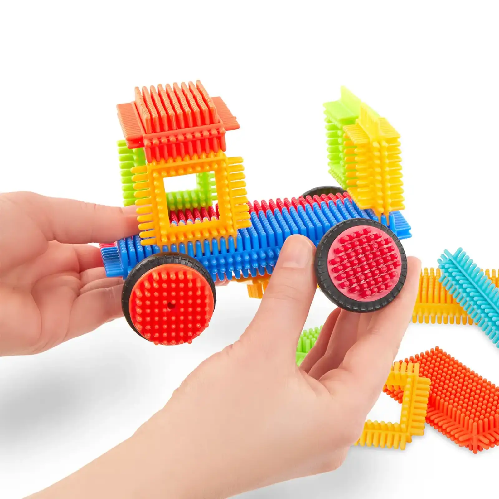 Конструктор серії Bristle Blocks - БУДІВЕЛЬНИК (36 деталей, у коробці) Battat Lite (BT3099Z)