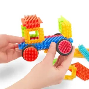 Конструктор серії Bristle Blocks - БУДІВЕЛЬНИК (36 деталей, у коробці) Battat Lite (BT3099Z)