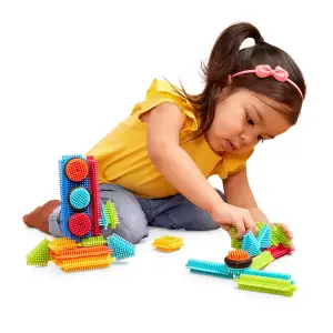 Конструктор серії Bristle Blocks - БУДІВЕЛЬНИК (36 деталей, у коробці) Battat Lite (BT3099Z)