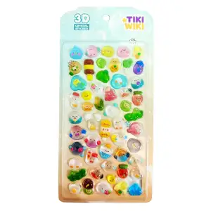 Набір 3D-наліпок TIKI WIKI серії "Crystal" – ТІКІ ЧАРІВНІСТЬ (25ESE009-05)