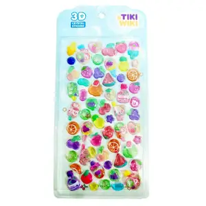 Набір 3D-наліпок TIKI WIKI серії "Crystal" – ТІКІ ФРУКТИ S2 (25ESE009-09)