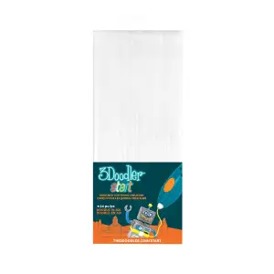 Набір стрижнів для 3D-ручки 3Doodler Start (білий, 24 шт) (3DS-ECO01-WHITE-24)
