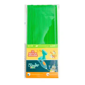 Набір стрижнів для 3D-ручки 3Doodler Start (зелений, 24 шт) (3DS-ECO07-GREEN-24)