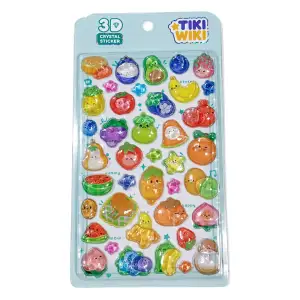 Набір 3D-наліпок TIKI WIKI серії "Crystal" – ТІКІ ФРУКТИ (51367)