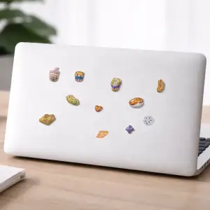 Набір 3D-наліпок TIKI WIKI серії 