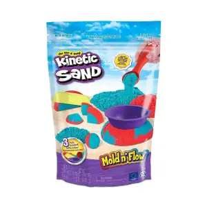 Набор песка для детского творчества - KINETIC SAND КРАСОЧНЫЙ ДУЭТ (2 цвета, 680 g, акссес.) (71652)