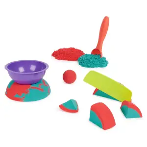 Набор песка для детского творчества - KINETIC SAND КРАСОЧНЫЙ ДУЭТ (2 цвета, 680 g, акссес.) (71652)