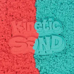 Набор песка для детского творчества - KINETIC SAND КРАСОЧНЫЙ ДУЭТ (2 цвета, 680 g, акссес.) (71652)
