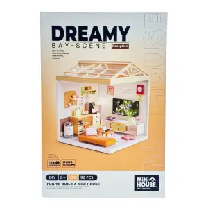 Конструктор-румбокс MINI HOUSE серии "Интерьер" – ГОСТИНАЯ (свет) (8006)