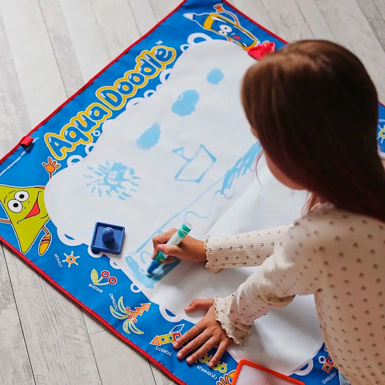 Набор для творчества AQUA DOODLE - ВОЛШЕБНЫЕ ВОДНЫЕ ШТАМПЫ (AD8001N)