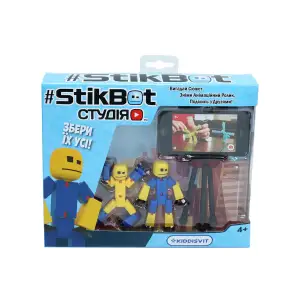 Игровой набор для анимационного творчества STIKBOT – СТУДИЯ (2 фигурки, штатив) (TST615_UAKD)