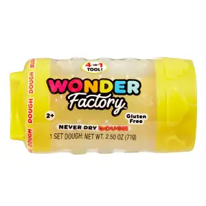 Маса для ліплення, що не засихає, WONDER FACTORY – СВІТ КОЛЬОРУ ТА ФОРМИ (в асорт., в дисп.) (595120)