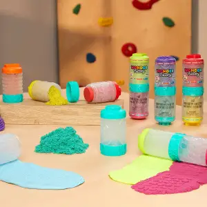 Набір для ліплення 2-В-1 WONDER FACTORY – ЯСКРАВИЙ СТАРТ: МАСА ДЛЯ ЛІПЛЕННЯ І ПІСОК (в ас., в дисп) (595304)