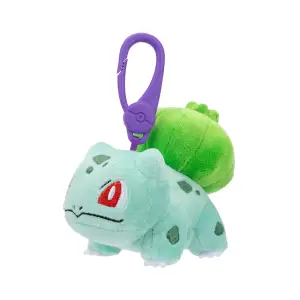 М'яка іграшка на кліпсі POKEMON - БУЛЬБАЗАВР W11 (PKW3921)