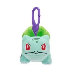 М'яка іграшка на кліпсі POKEMON - БУЛЬБАЗАВР W11 (PKW3921)