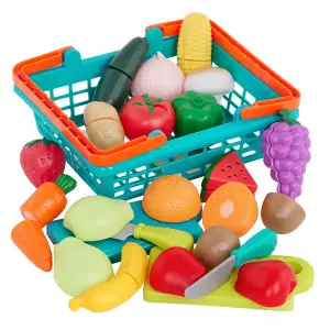Игровой набор для двоих - ОВОЩИ-ФРУКТЫ НА ЛИПУЧКАХ Battat Lite (BT4743Z)