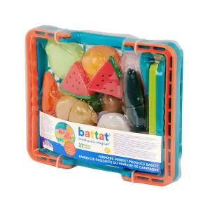 Игровой набор для двоих - ОВОЩИ-ФРУКТЫ НА ЛИПУЧКАХ Battat Lite (BT4743Z)