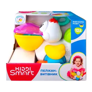 Іграшка-каталка KIDDI SMART – ПЕЛІКАН-ВИТІВНИК (українська) (064642)