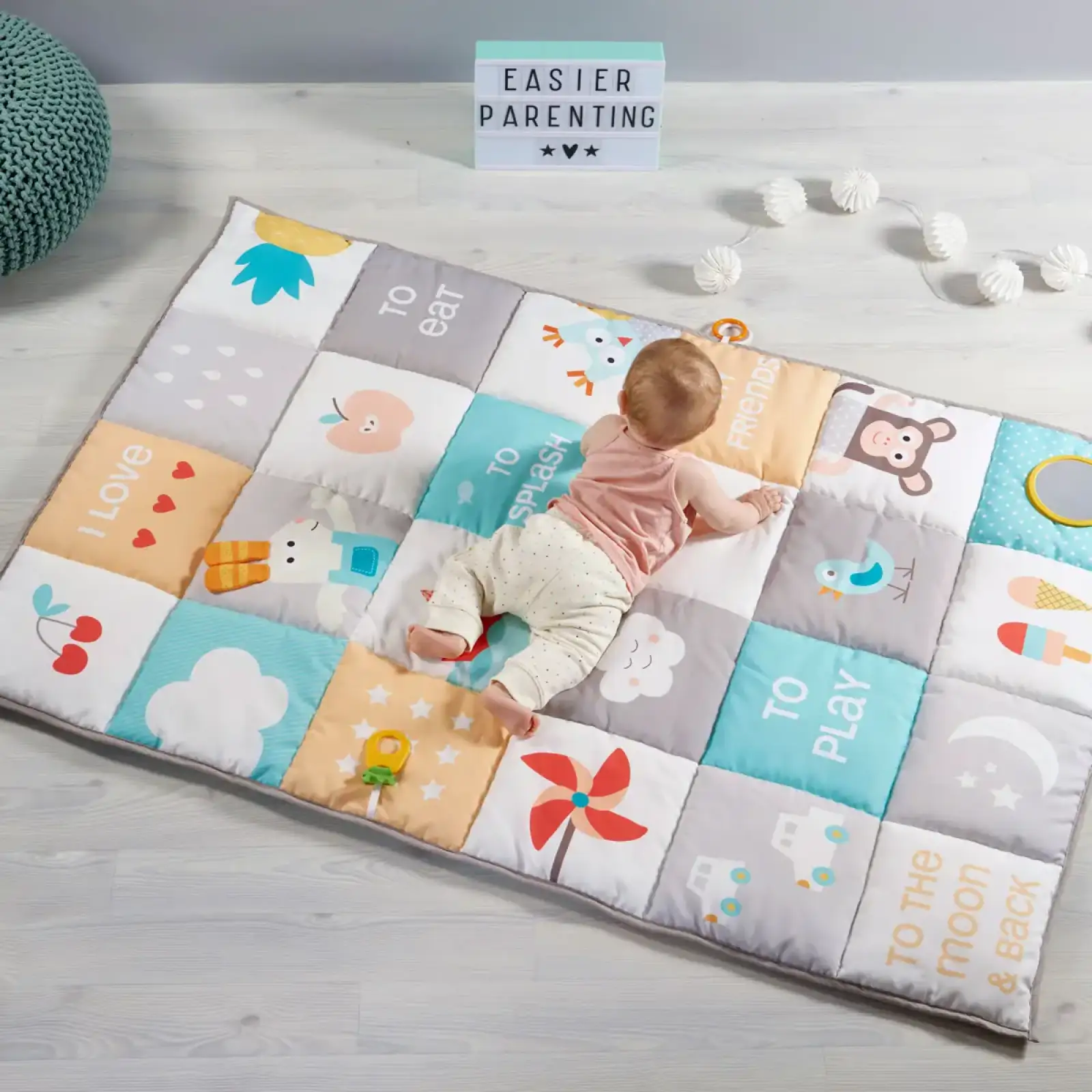 Розвиваючий великий килимок - МОЇ ЗАХОПЛЕННЯ (100х150 см) Taf Toys (12175)