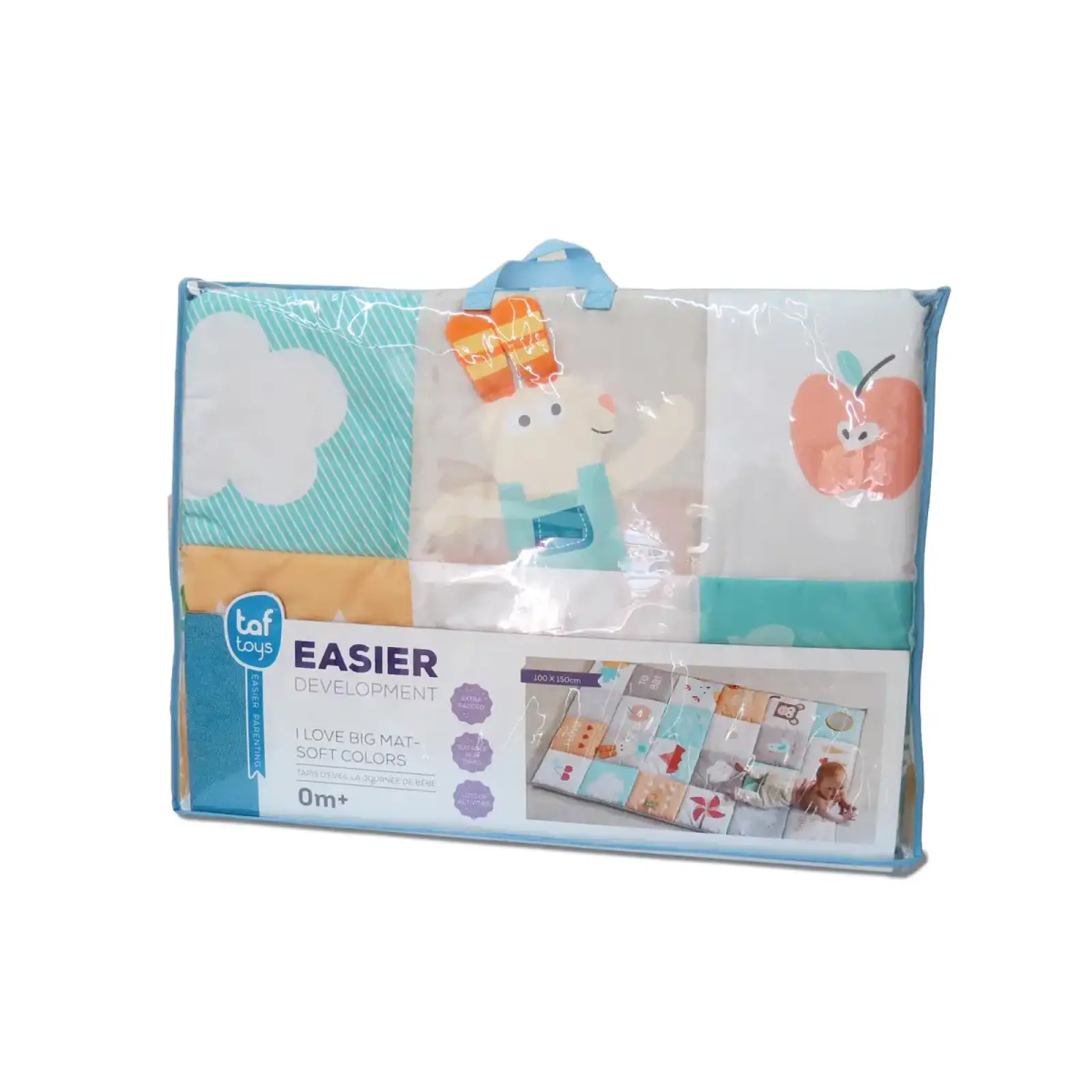 Розвиваючий великий килимок - МОЇ ЗАХОПЛЕННЯ (100х150 см) Taf Toys (12175)