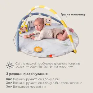 Развивающий музыкальный коврик с дугами коллекции 