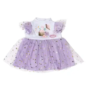 Одежда для куклы BABY ANNABELL - СИРЕНЕВОЕ ПЛАТЬЕ (43 cm) BABY born (710296)