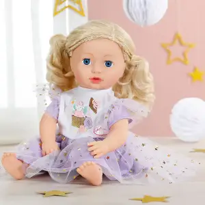 Одежда для куклы BABY ANNABELL - СИРЕНЕВОЕ ПЛАТЬЕ (43 cm) BABY born (710296)