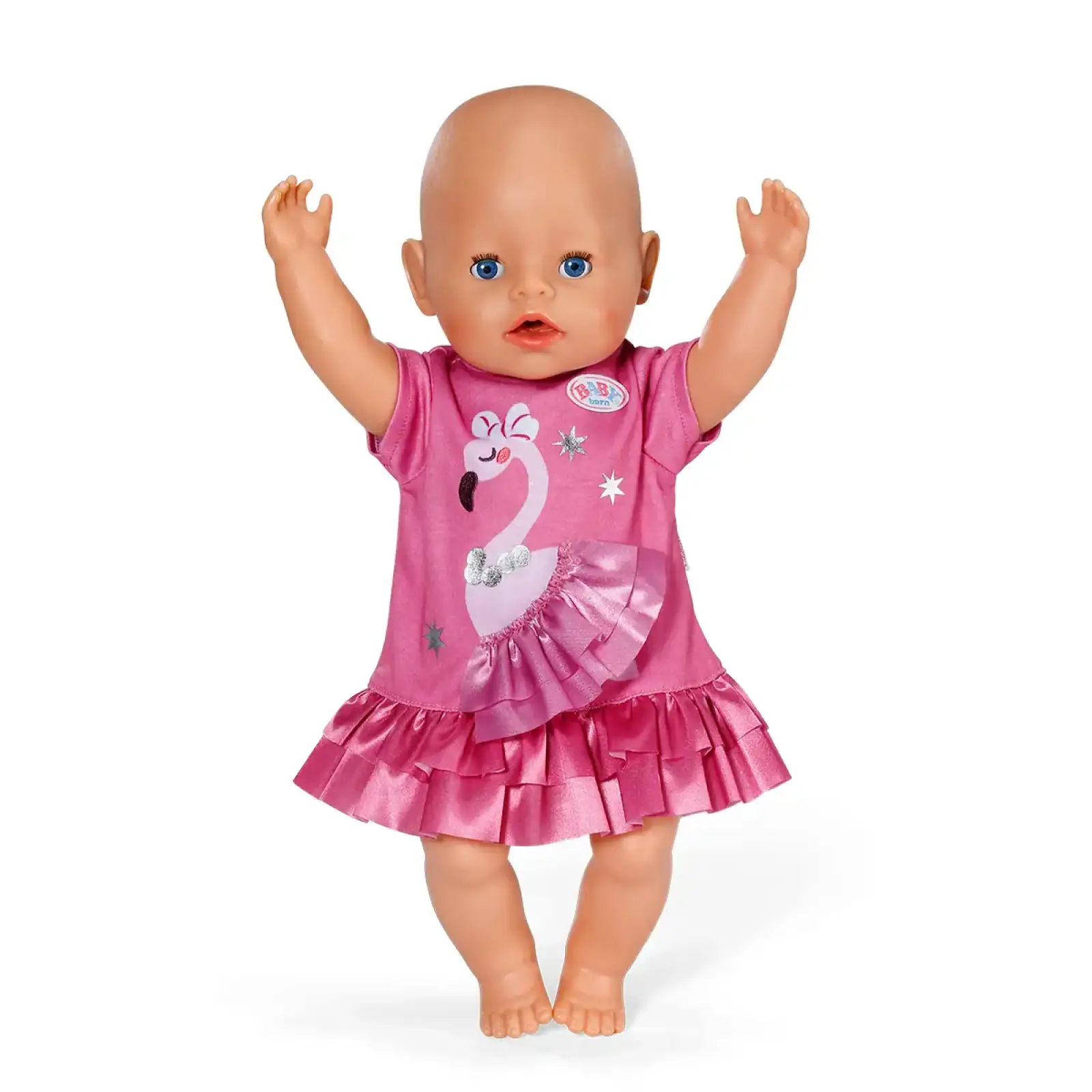 Одяг для ляльки BABY BORN – СУКНЯ З ФЛАМІНГО (43 см) (839423)