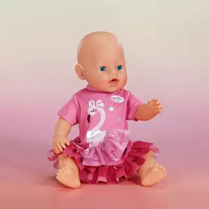 Одяг для ляльки BABY BORN – СУКНЯ З ФЛАМІНГО (43 см) (839423)