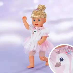 Одежда для куклы BABY BORN – ПЛАТЬЕ С ЛЕБЕДЕМ (43 cм) (841099)