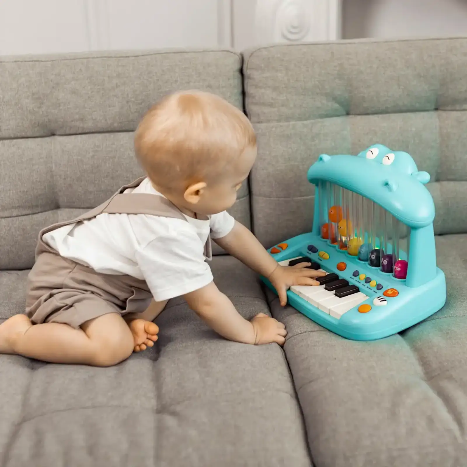 Музыкальная игрушка – ГИППОПОФОН (свет, звук) Battat (LB1650Z)