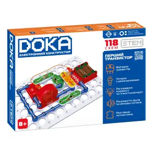Конструктор електронний DOKA "118 СХЕМ" (D70701)