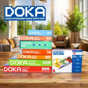 Конструктор електронний DOKA 
