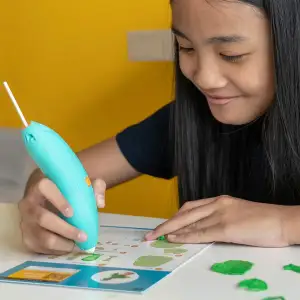 Набір стрижнів для 3D-ручки 3Doodler Start - МІКС (75 шт: чорний, рожевий, сірий) (3DS-ECO-MIX3-75)