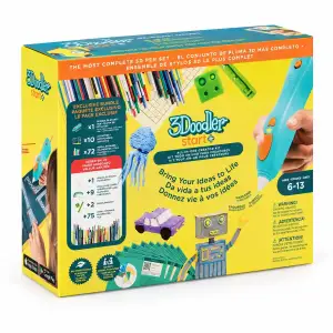 3D-ручка 3Doodler Start Plus для детского творчества - МЕГАКРЕАТИВ (147 стержней, 9 шаблонов) (3DS2B-011)
