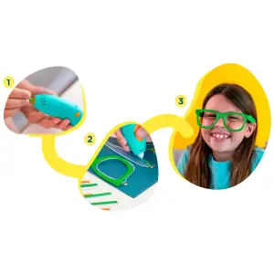 3D-ручка 3Doodler Start Plus для детского творчества базовый набор - КРЕАТИВ (72 стержня) (SPLUS)
