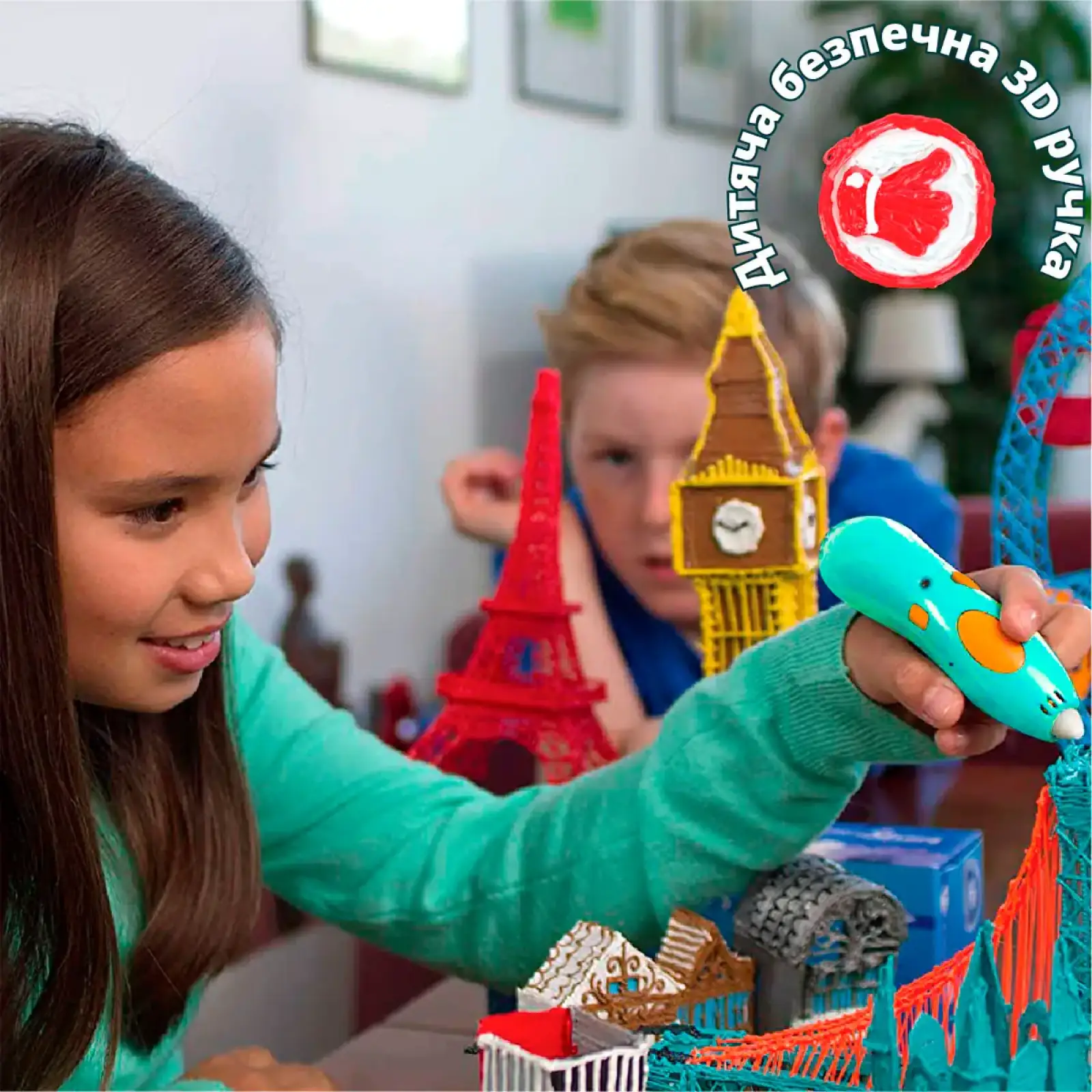 3D-ручка 3Doodler Start Plus для детского творчества базовый набор - КРЕАТИВ (72 стержня) (SPLUS)