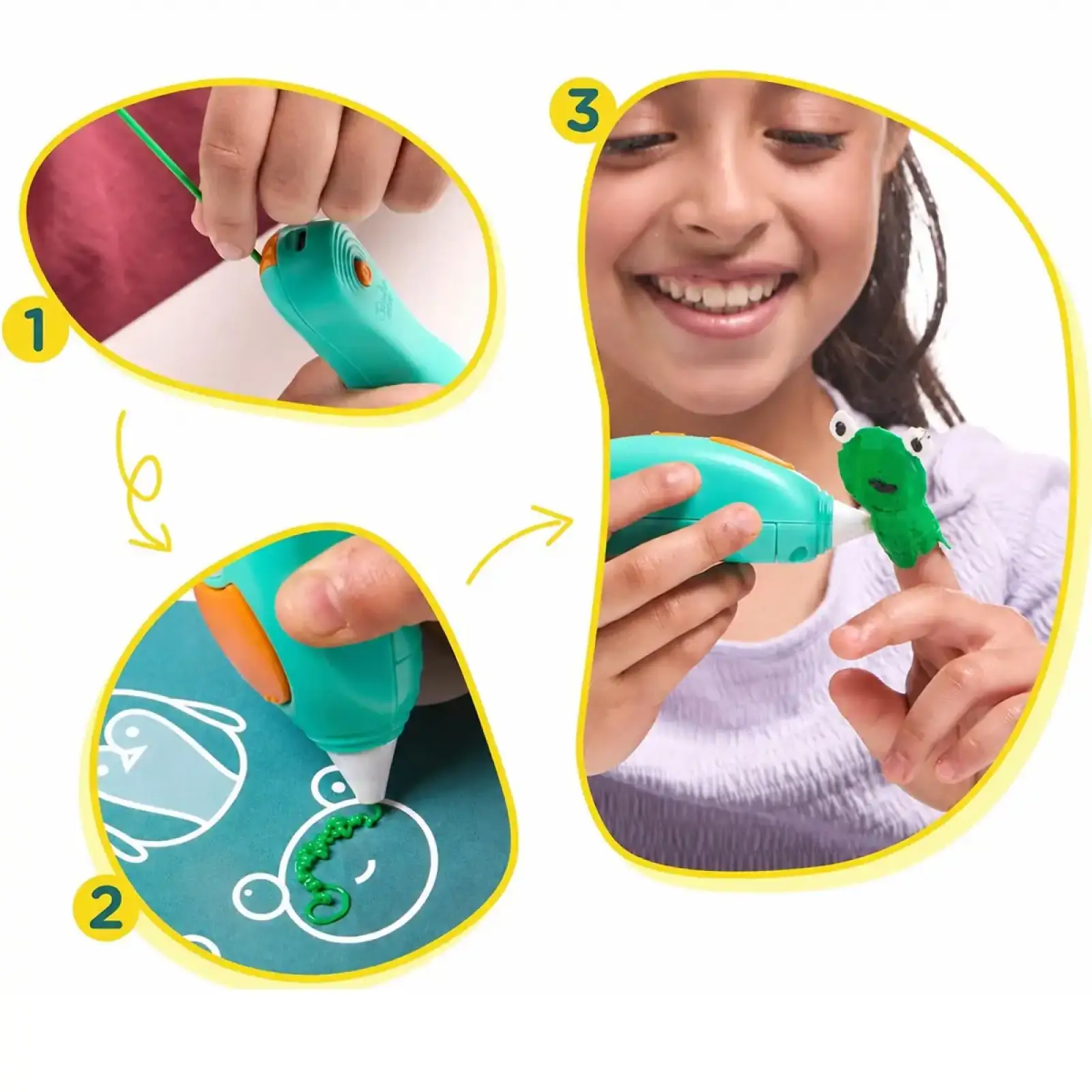 3D-ручка 3Doodler Start Plus для детского творчества - КРЕАТИВ ПЛЮС (72 стержня) (SPLUS EFG)