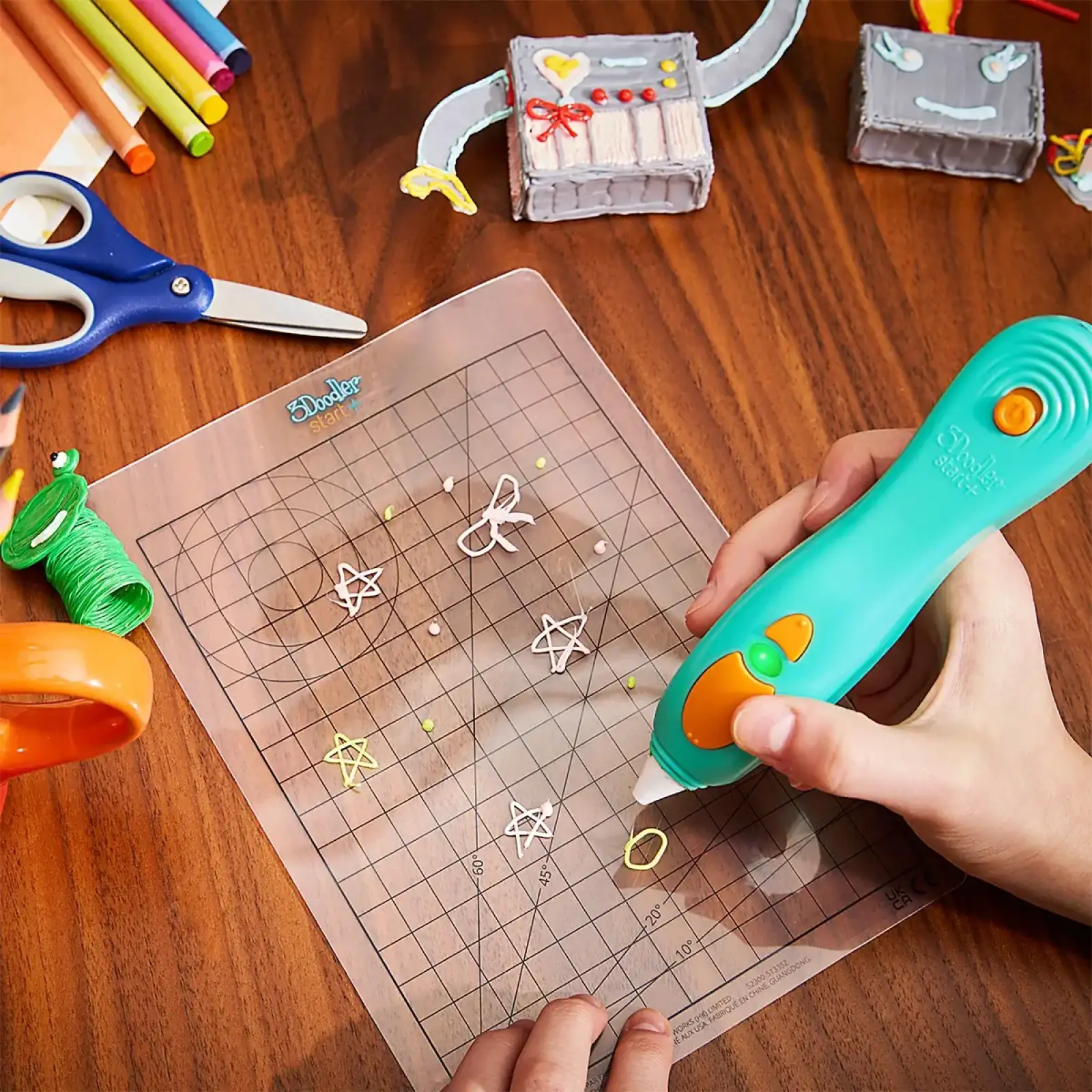 3D-ручка 3Doodler Start Plus для детского творчества - КРЕАТИВ ПЛЮС (72 стержня) (SPLUS EFG)