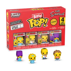 Набір ігрових фігурок BITTY POP! серії "Сімпсони" - МЕҐҐІ (4 фігурки в ас.) Funko (85709)