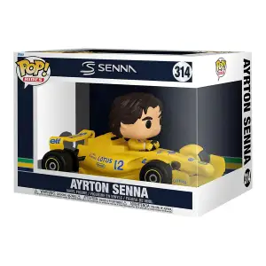 Игровая фигурка FUNKO POP! серии "Формула-1" - АЙРТОН СЕННА В БОЛИДЕ (86181)