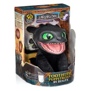 Интерактивная мягкая игрушка PUPPETRONIC BY REAL FX - БЕЗЗУБИК (HTTYD-1001-01)