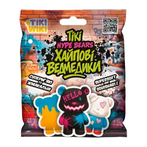 Іграшка-сквіш TIKI WIKI – ТІКІ ХАЙПОВІ ВЕДМЕДИКИ (у диспл.) (SQ027)