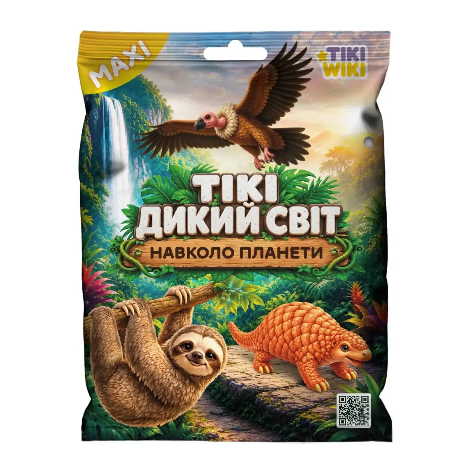 Дисплей стретч-іграшок у вигляді тварини TIKI WIKI – ТІКІ ДИКИЙ СВІТ: НАВКОЛО ПЛАНЕТИ (9 шт.) (SQ145-CDU)