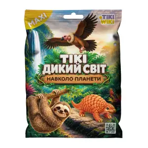 Дисплей стретч-іграшок у вигляді тварини TIKI WIKI – ТІКІ ДИКИЙ СВІТ: НАВКОЛО ПЛАНЕТИ (9 шт.) (SQ145-CDU)