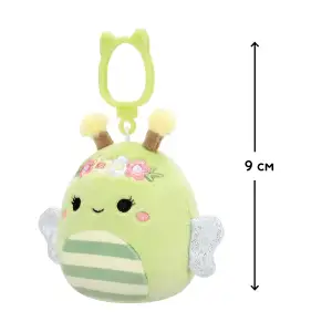 Мягкая игрушка на клипсе SQUISHMALLOWS – ПЧЕЛКА СИБИЛ (9 cm) (SQCP00460)
