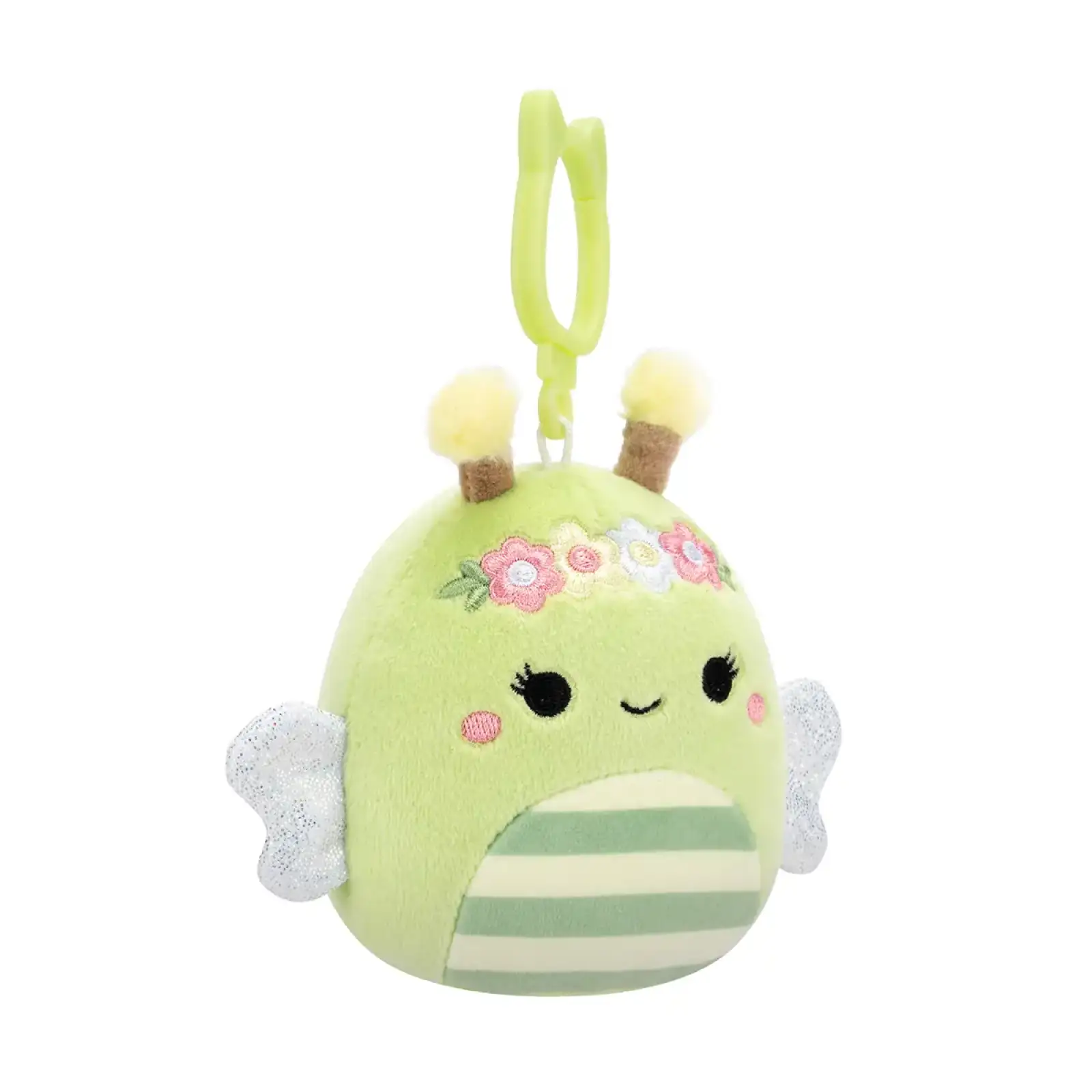 Мягкая игрушка на клипсе SQUISHMALLOWS – ПЧЕЛКА СИБИЛ (9 cm) (SQCP00460)