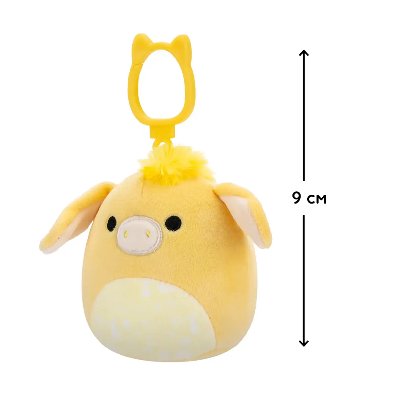 Мягкая игрушка на клипсе SQUISHMALLOWS – ОСЛИК ГЕВИН (9 cm) (SQCP00461)